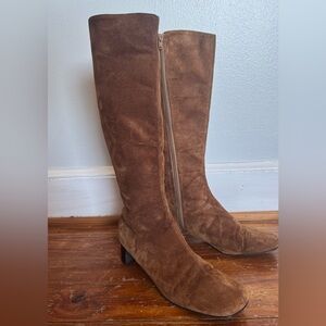 Vintage Bagatelle leather/ suede brown Knee Boots